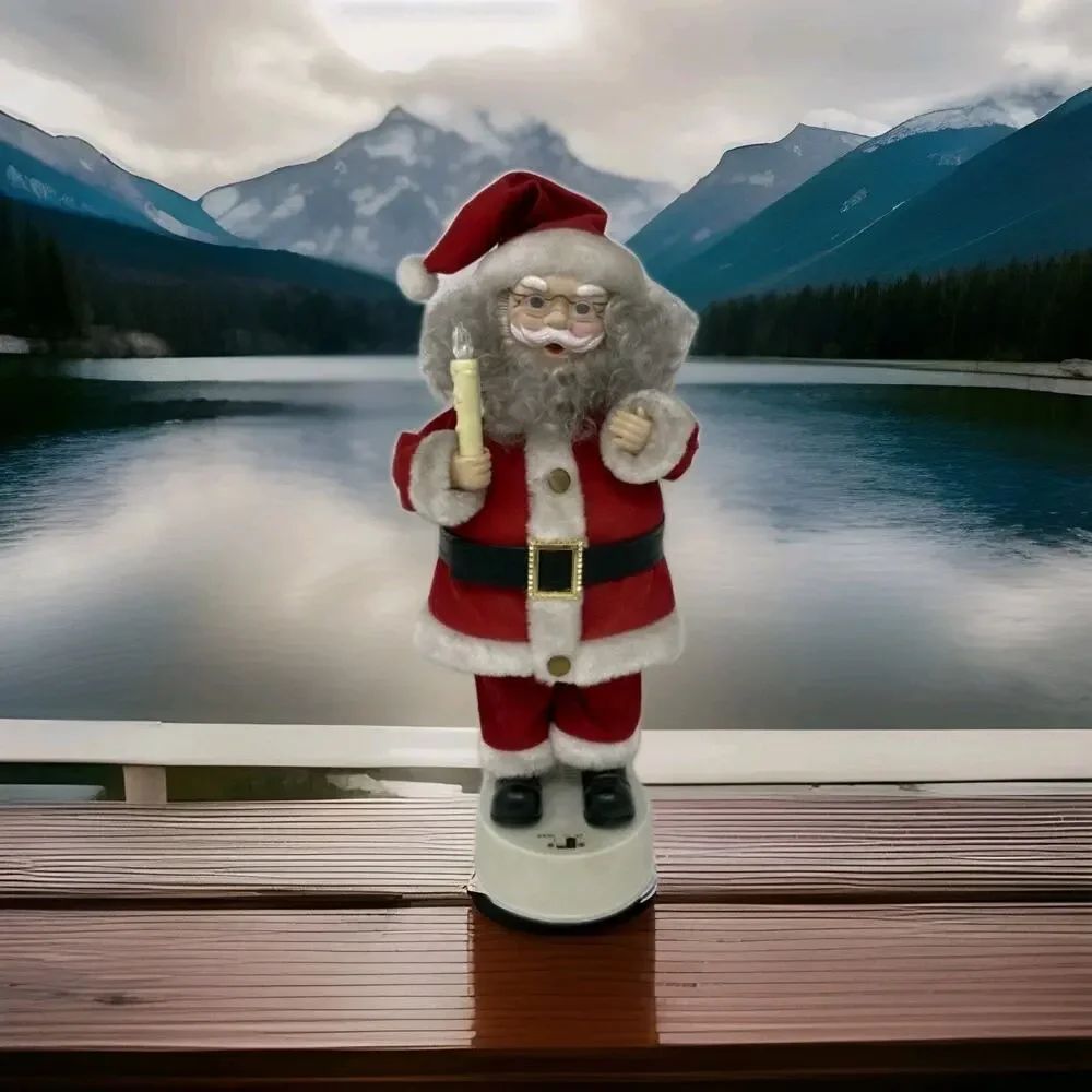 1993 Telco Original Motion-ettes of Christmas 16” Musical Santa Claus w/Box